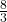  \tfrac{8}{3} 