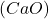  (CaO) 