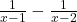 \frac{1}{x-1} - \frac{1}{x-2}
