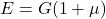  E = G(1+\mu) 