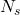  N_s 