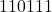 110111