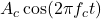  A_c \cos(2 \pi f_c t) 