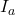  I_a 