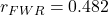  r_{FWR} = 0.482 