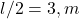  l/2 = 3 , m 