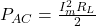 P_{AC} = \frac{I_m^2 R_L}{2}