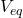 V_{eq} 