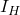  I_H 