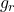  g_r 