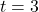  t=3 