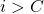  i > C 