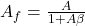 A_f = \frac{A}{1 + A\beta}